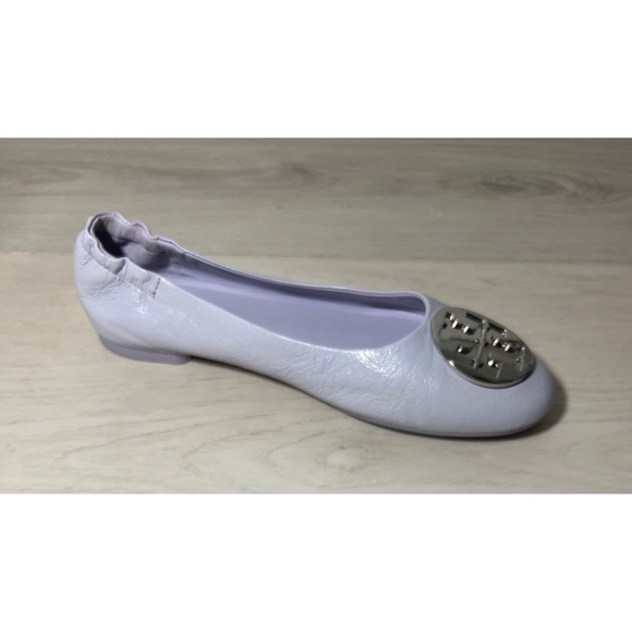 NEW Tory Burch  Claire Ballet
Flats Leather Logo Spring
Lavender Lilac - Picture 4 of 9